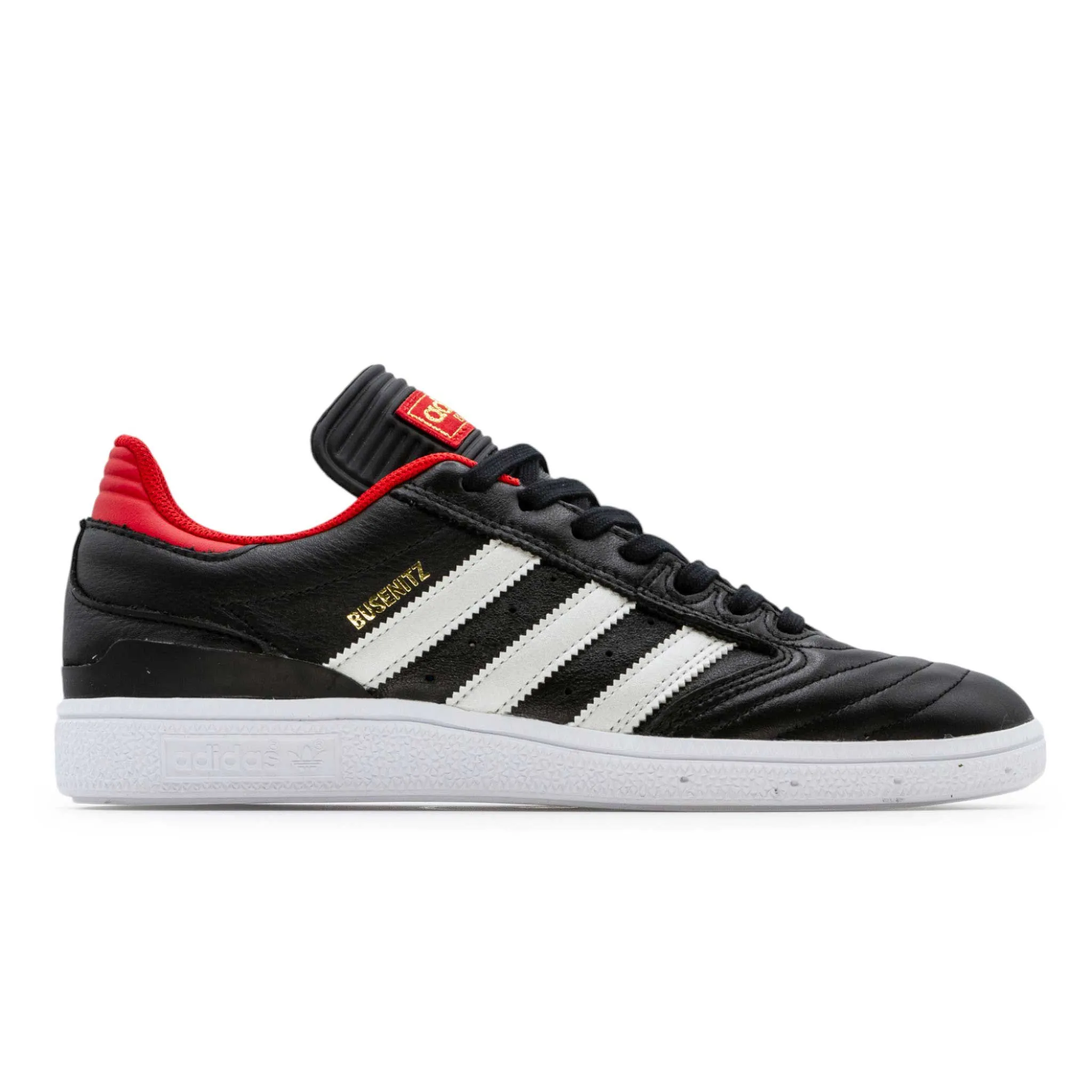 Adidas Busenitz Shoes - Core Black/Zero Metallic/Better Scarlet