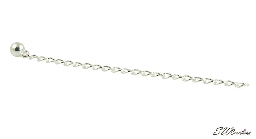 Allusive Silver Plated Necklace Jewelry Extender