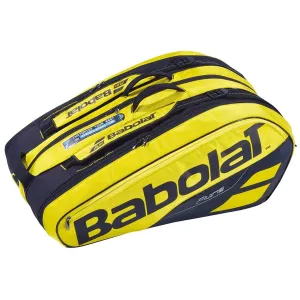 Babolat RHX12 Pure Aero Tennis Kitbag - Black/Yellow