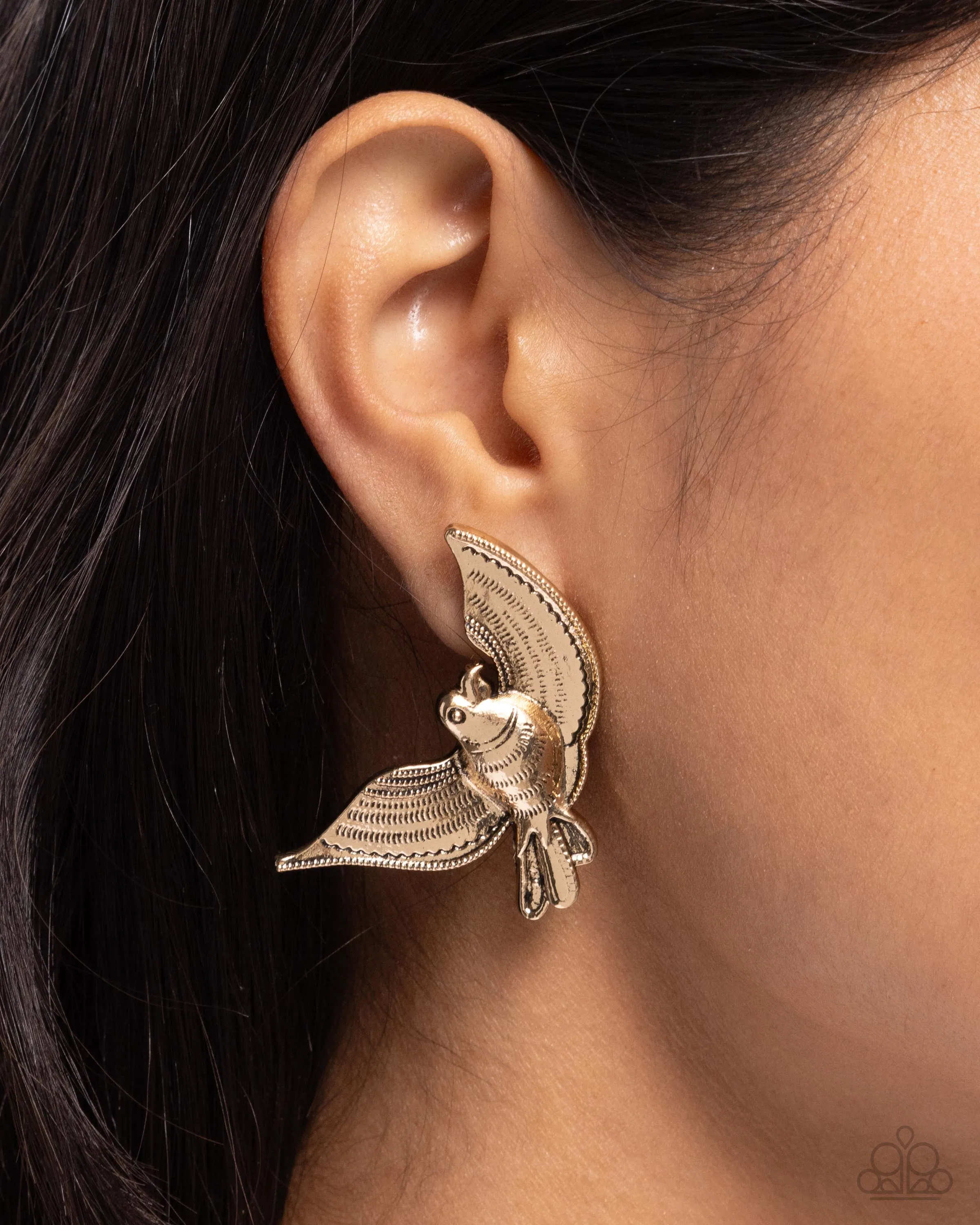 Bird of PLAY - Gold Earrings