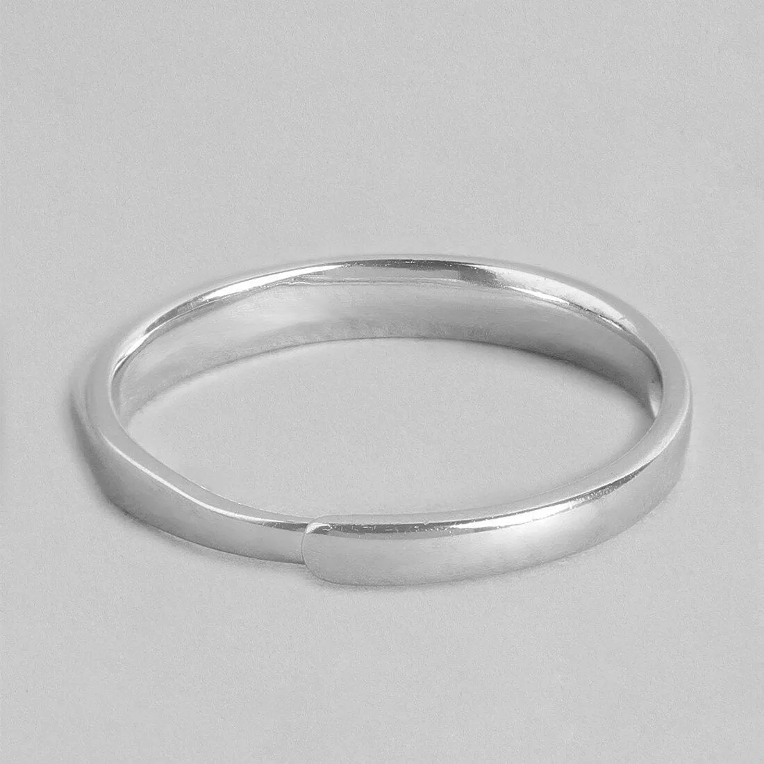 Bold and Versatile Adjustable Sterling Silver Ring for Him (Adjustable)