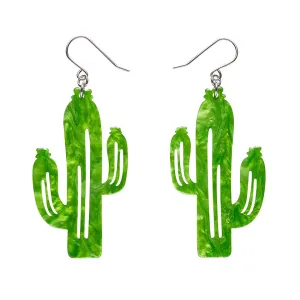 Cactus Drop Earrings by Erstwilder in Multiple Colors