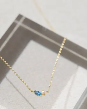 Coast and Cove - Gold Ocean Necklace