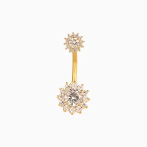 Dazzling Sun Flower Belly Ring