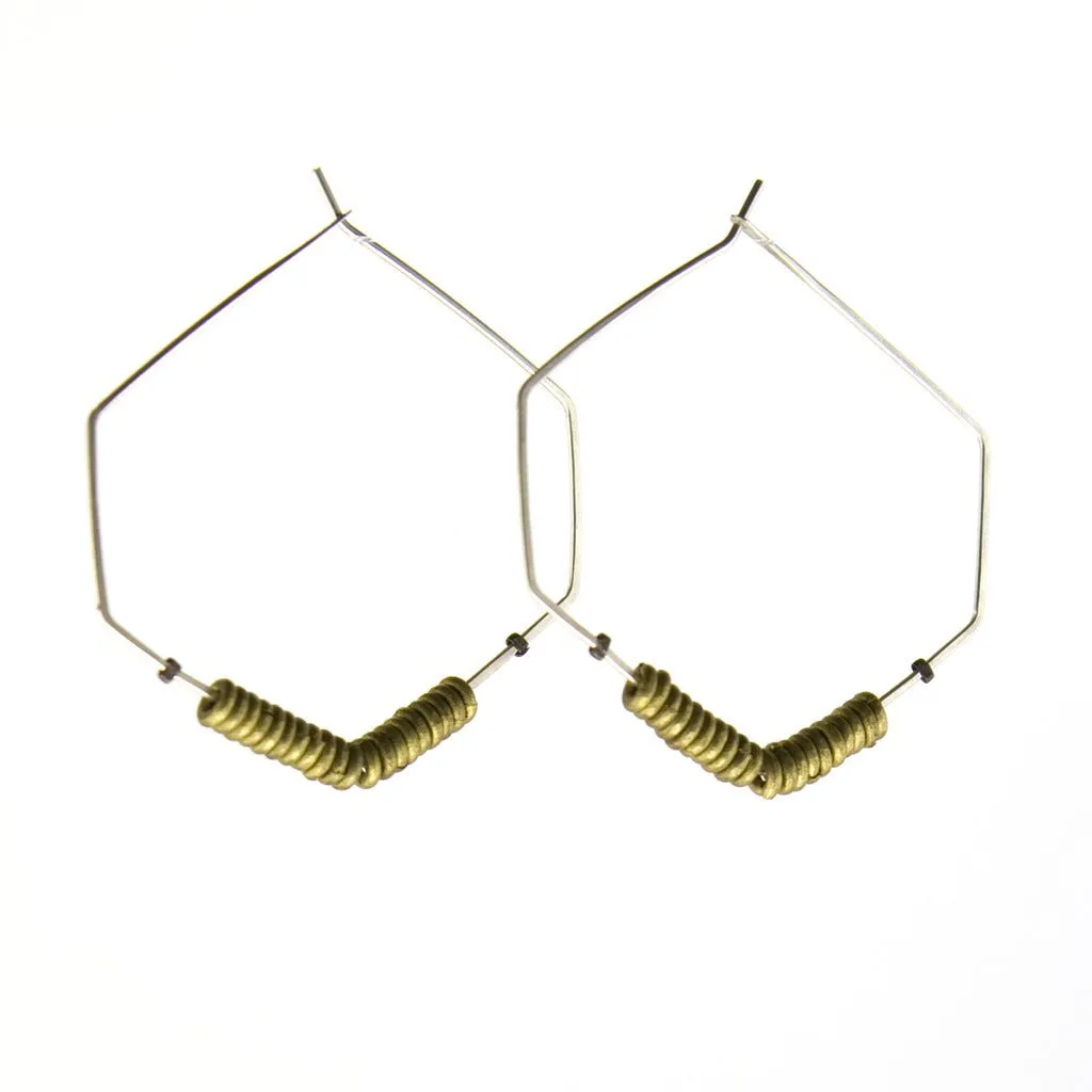 Desert Landing Hoop earrings