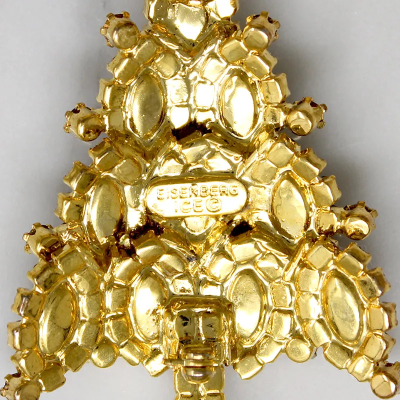 Eisenberg Ice Christmas Tree Brooch