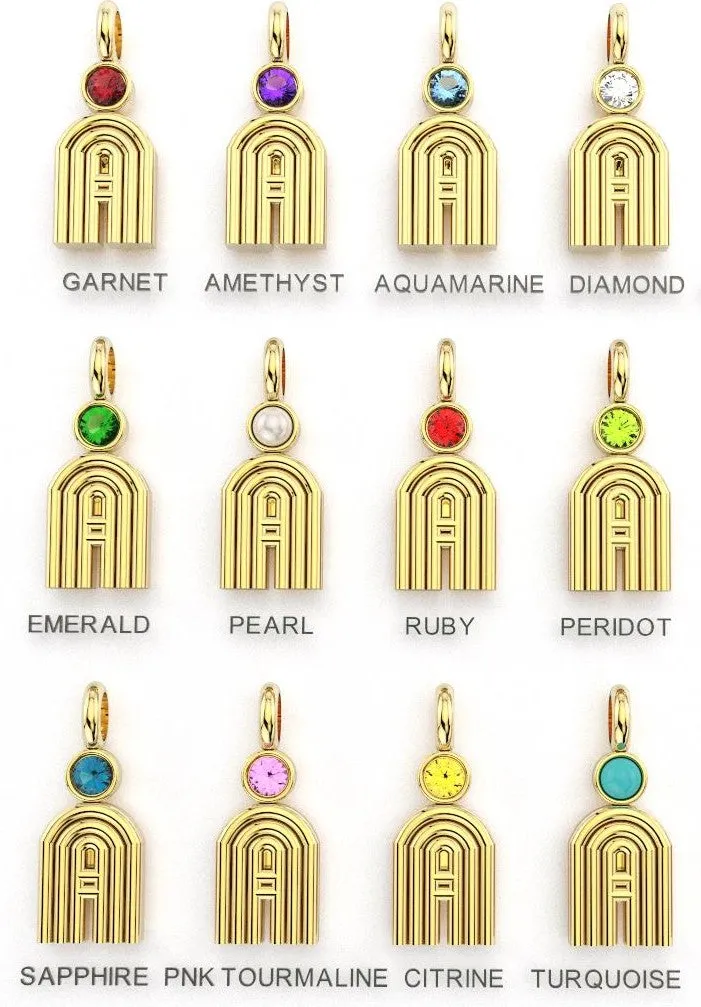 Exclusive Milestones X Alexa Sidaris Mini Radiant Initial Charm