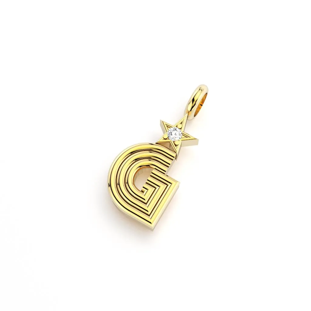 Exclusive Milestones X Alexa Sidaris Mini Radiant Initial Charm