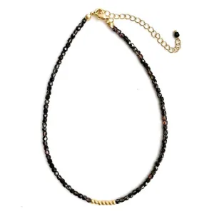 Free Spirit Choker in Off Black