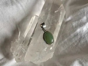 Green Aventurine Ariel Pendant - XSmall Oval