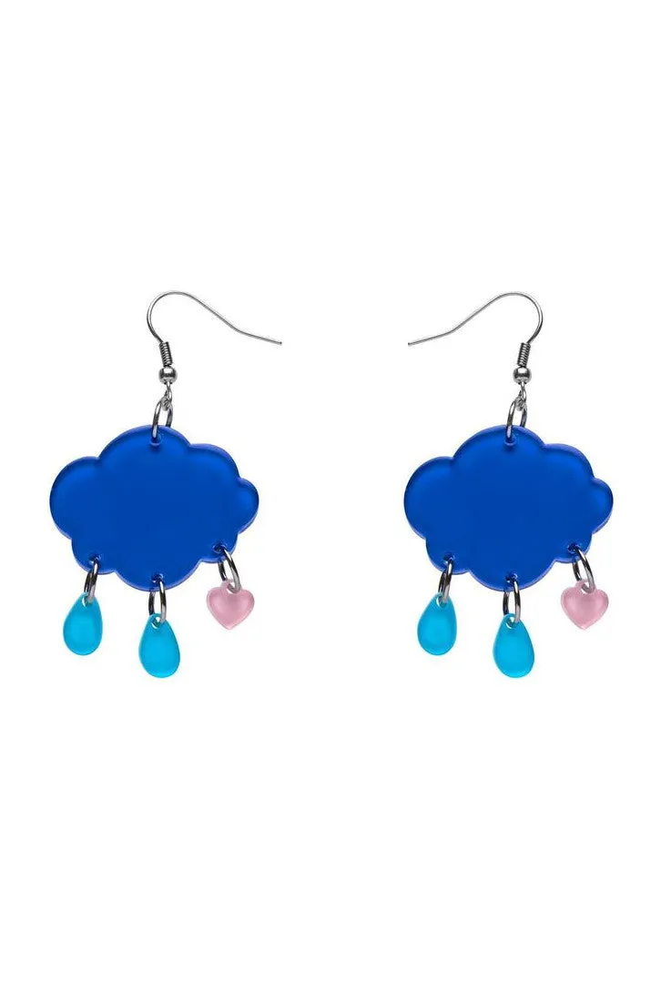 Grumpy Bear Cloud Drop Earrings by Erstwilder