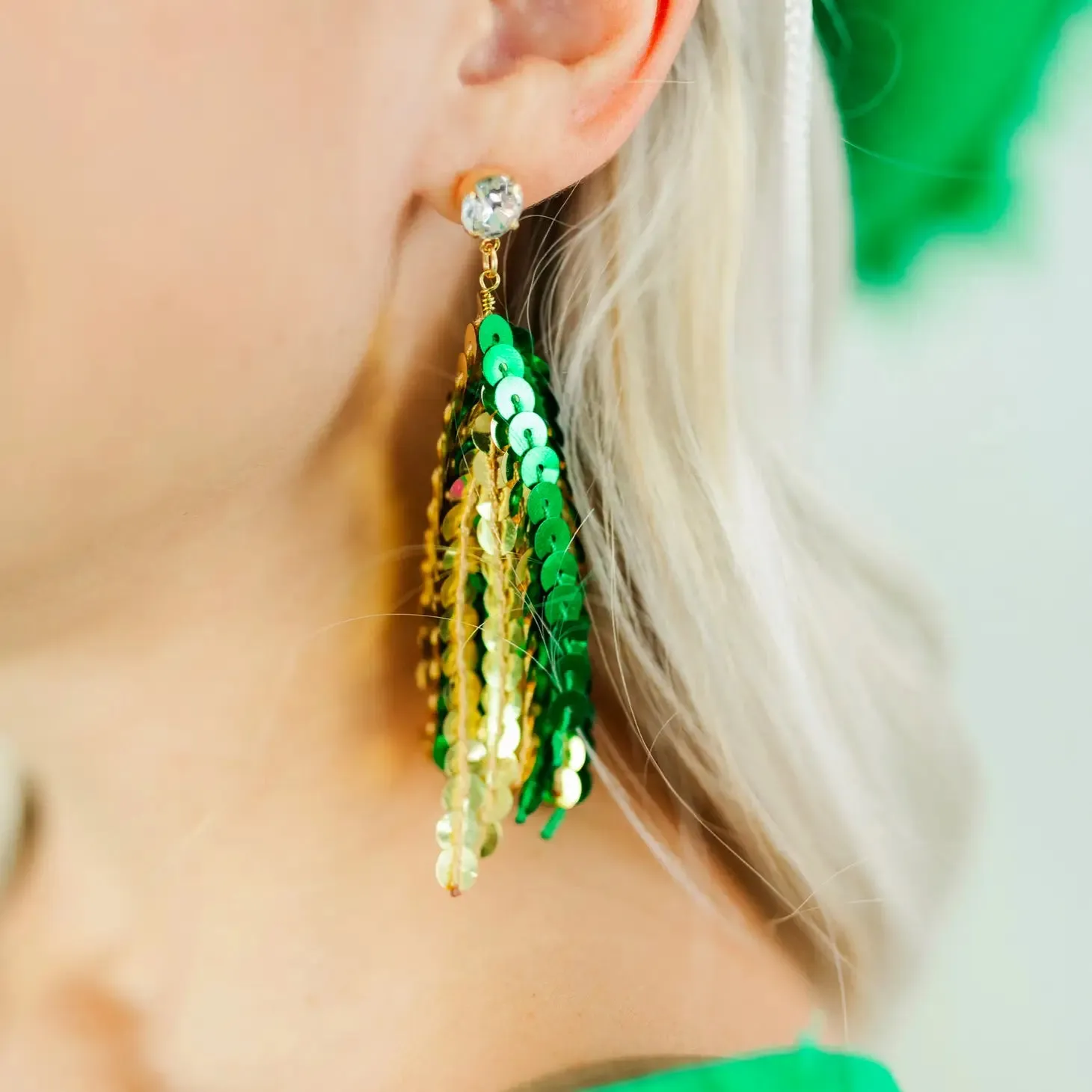 Irish Sequin Tassels