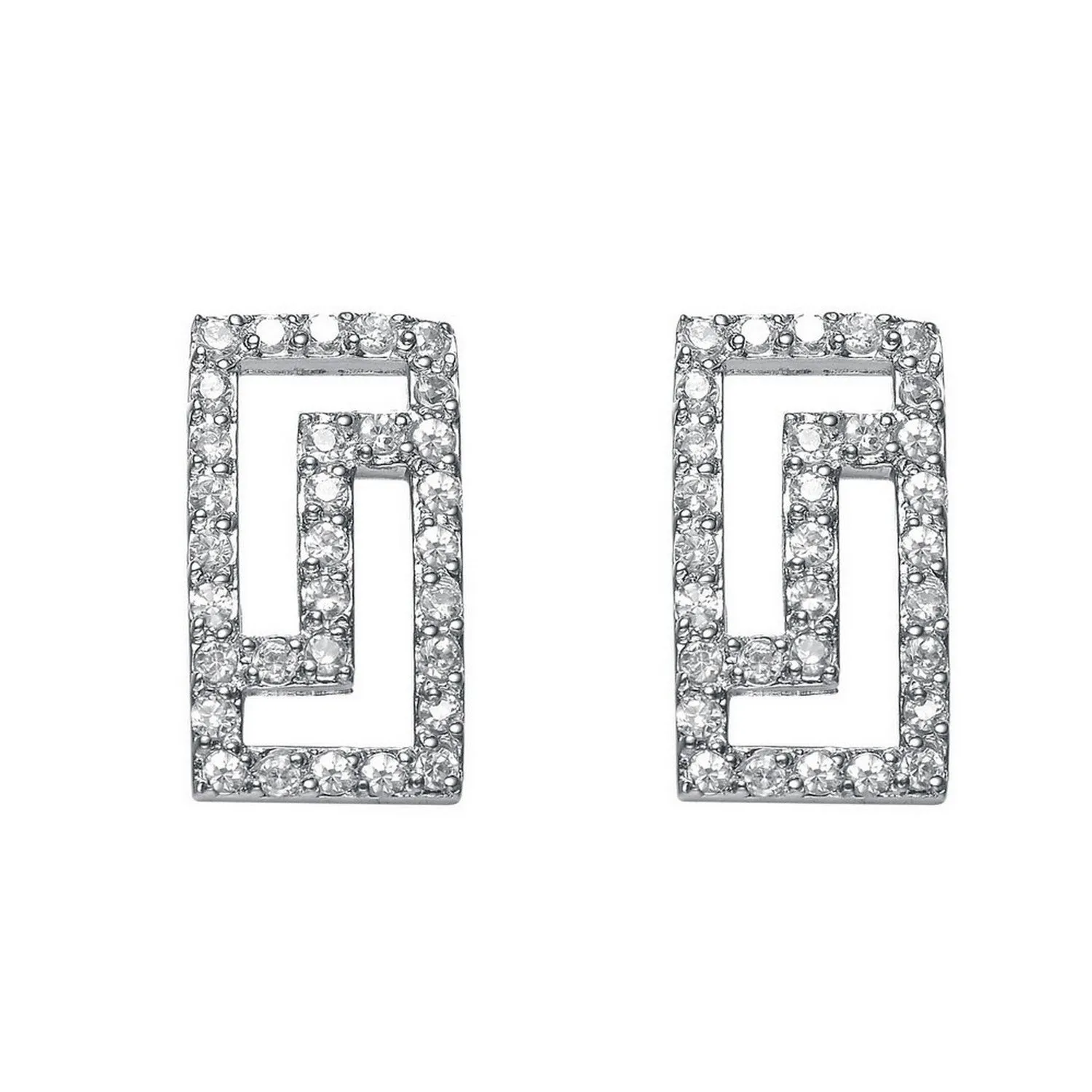 La Scène Modern Geometric Earrings