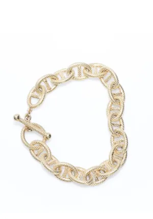 Marchisio Anchor Link and Toggle Bracelet