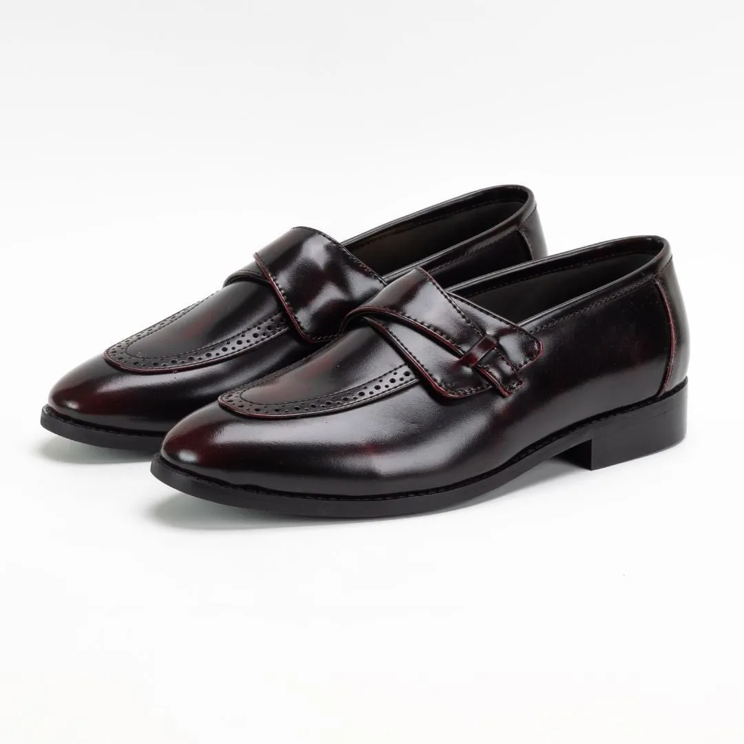 Monkstory Drezzire Classic Patent Slip-Ons - Cherry