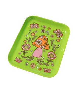 Mushroom Flowers Trinket Tray