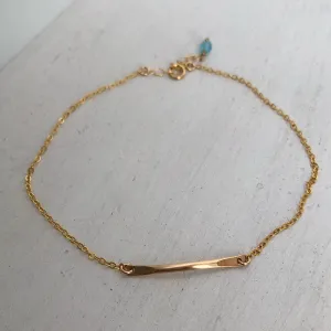 Simple Bar Anklet