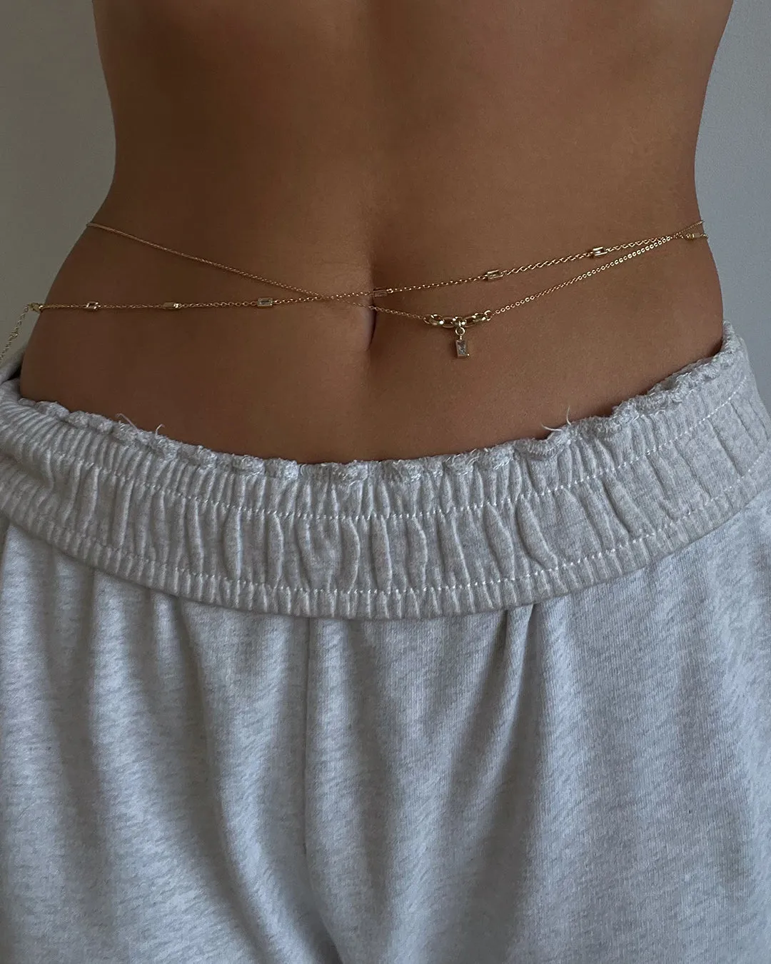 Sunrise on South Beach Belly Chain Set- Gold