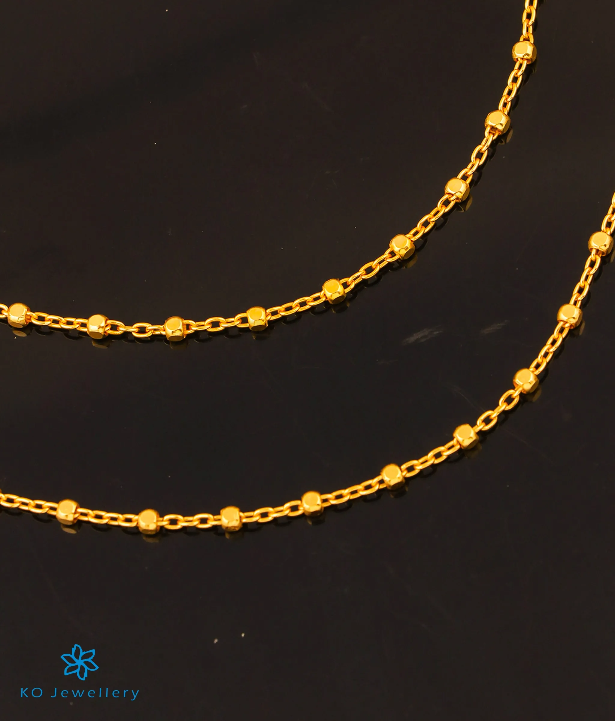 The Rochelle Silver Anklets