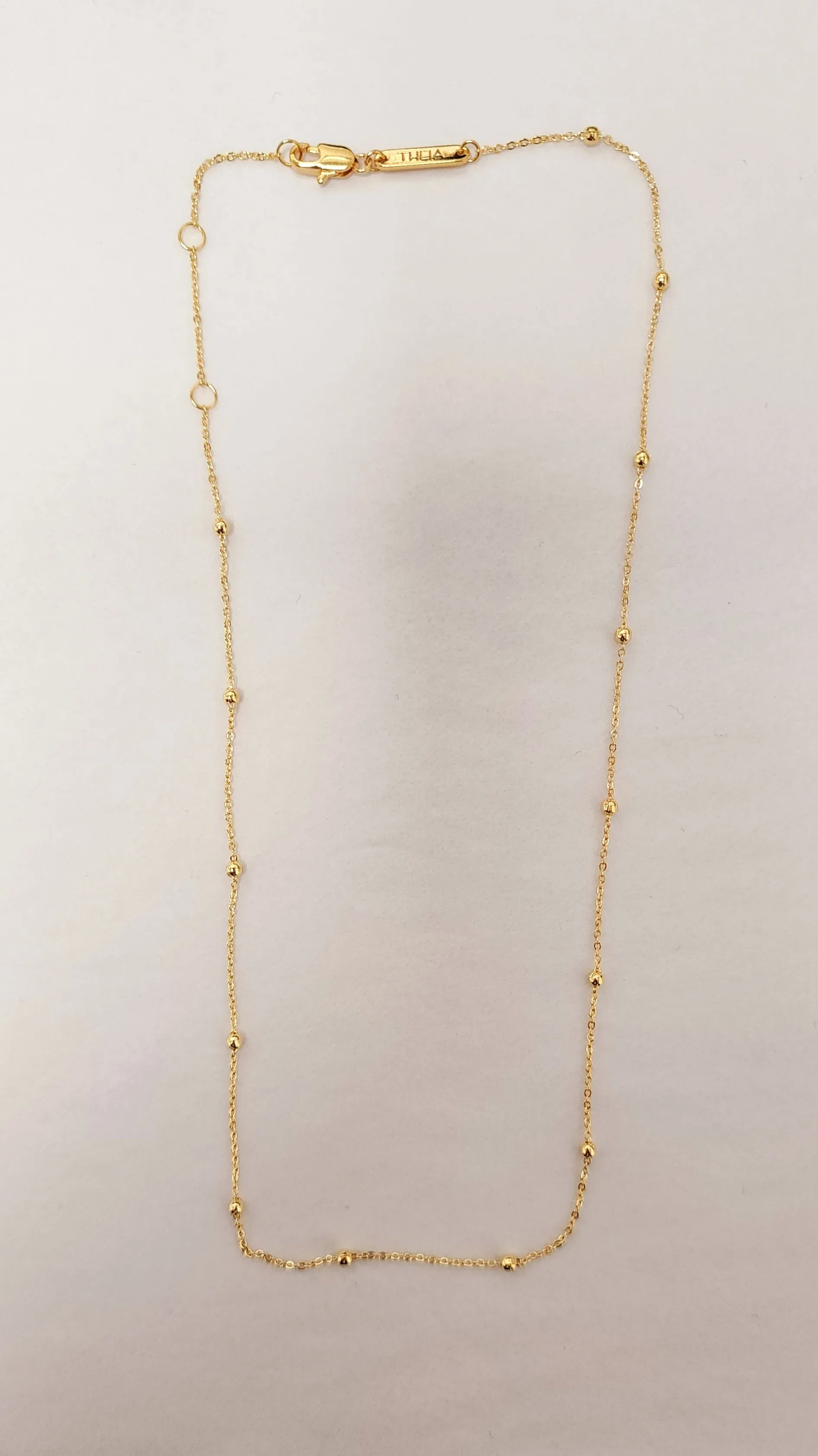 Theia Jewelry Taylor Ball Stationed Necklace