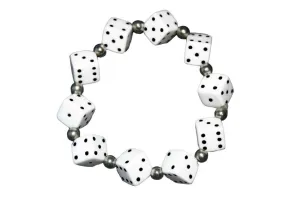 Thick Dice Bracelet (Various Colours)