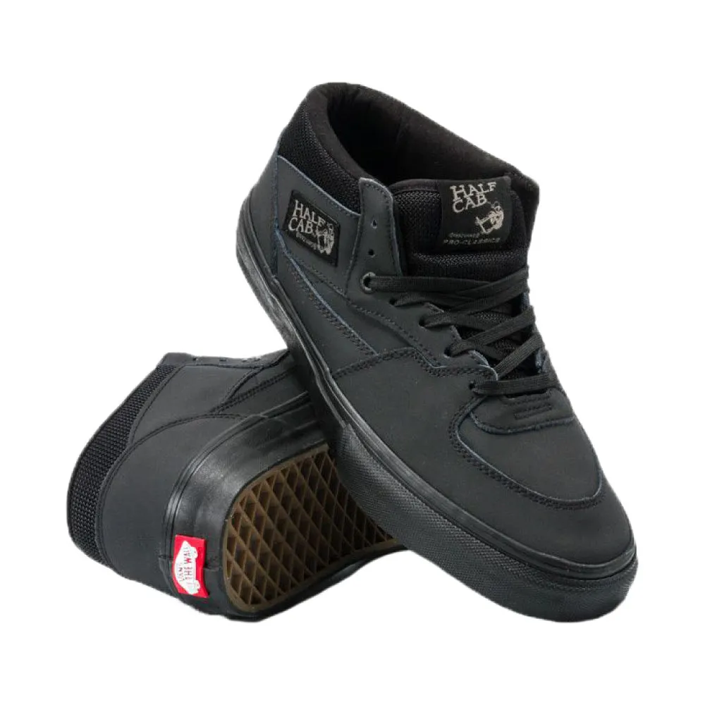 Vans Half Cab Shoes (Blackout)