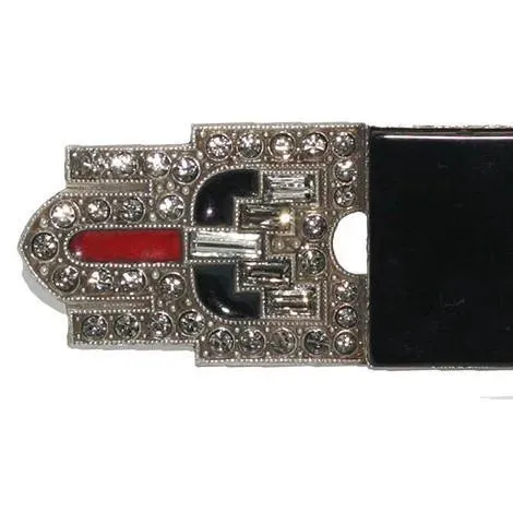 Vintage 1930s Art Deco Bar Brooch