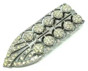 Vintage Art Deco 1930s Dress Clip Brooch