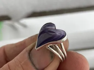 Wampum Fancy Heart Ring